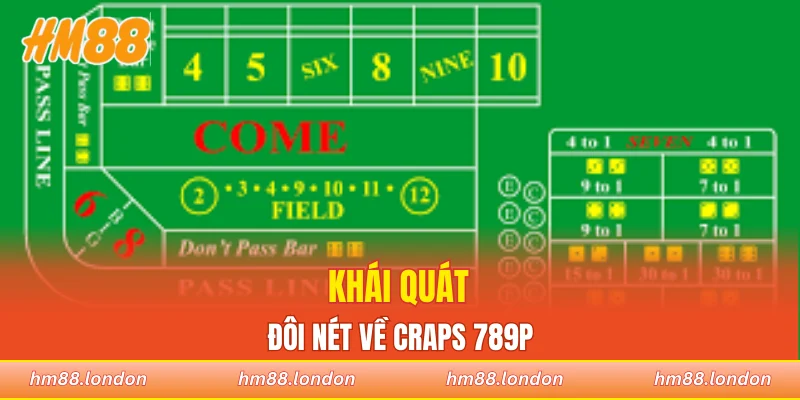 Khái quát đôi nét về craps 789P