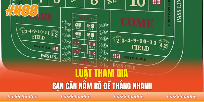 Luật tham gia bạn cần nắm rõ để thắng nhanh